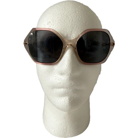 Coach HC8315 Sunglasses Frames 57-19-140 Rose Gold/Transparent Violet Geometric main image 7